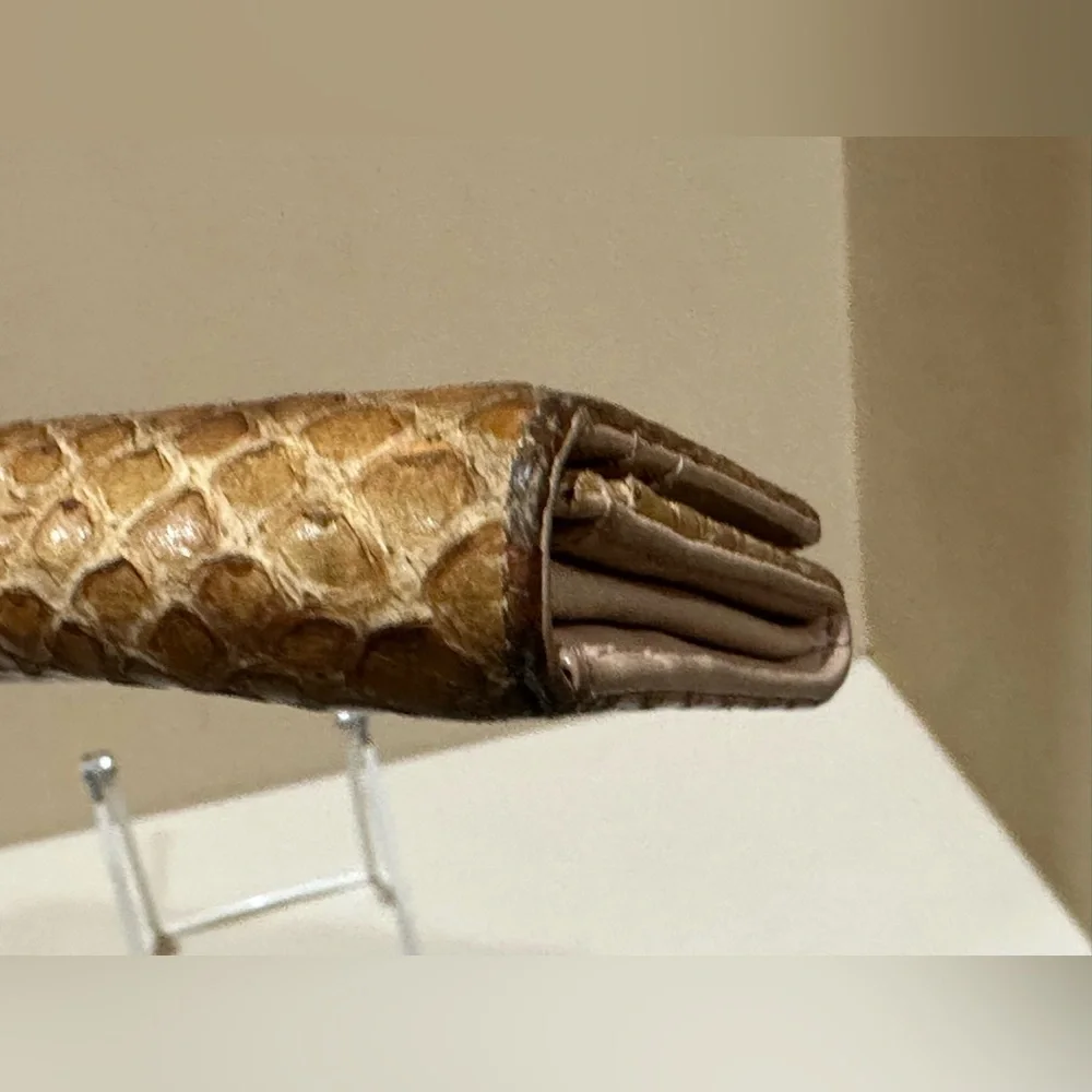 Prada Gold Python Long Wallet - Picture 3 of 15